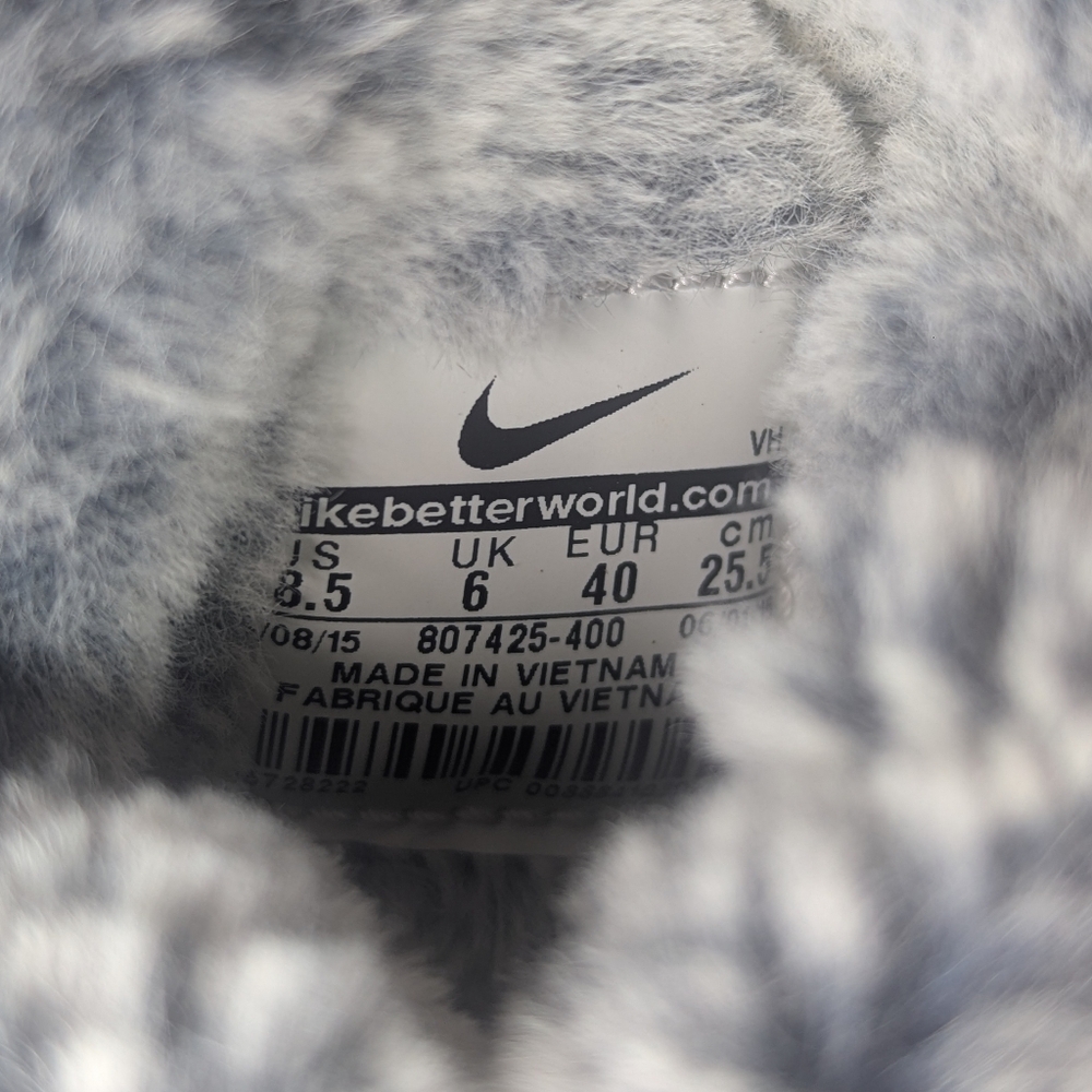 NIKE Women Roshe One Hi Print Sneaker Boot in Squadron Blue Sz 8.5 - Picture 11 of 11